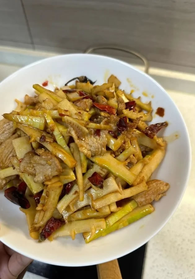 Stir-Fried Bamboo Shoots