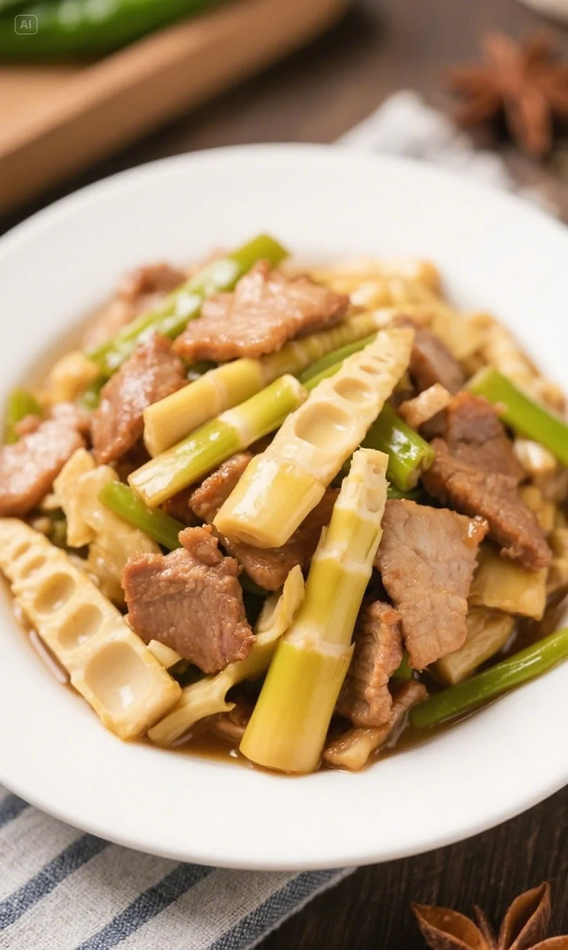 Stir-Fried Bamboo Shoots
