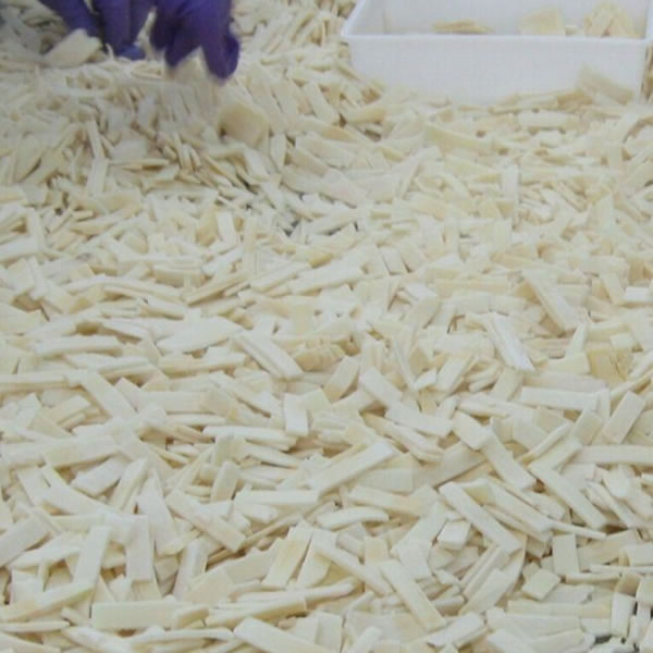 Raw bamboo shoots IQF Frozen,Raw bamboo shoots IQF Frozen