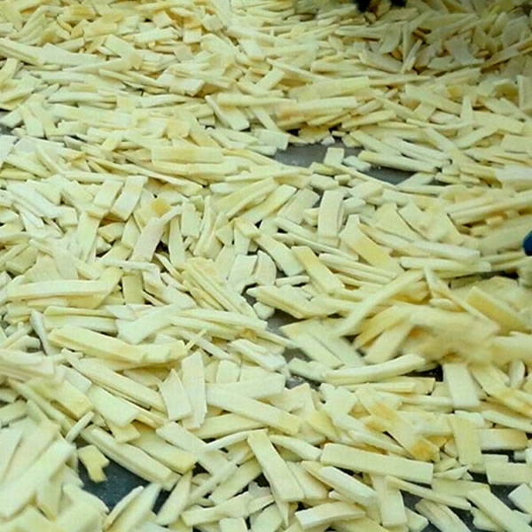 Raw bamboo shoots IQF Frozen