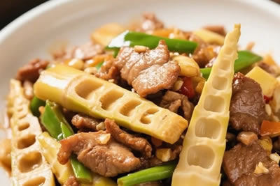 Bamboo shoot stir fry