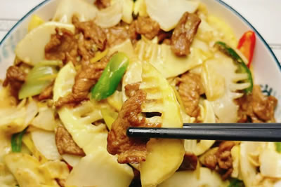 How to cook bamboo shoot?