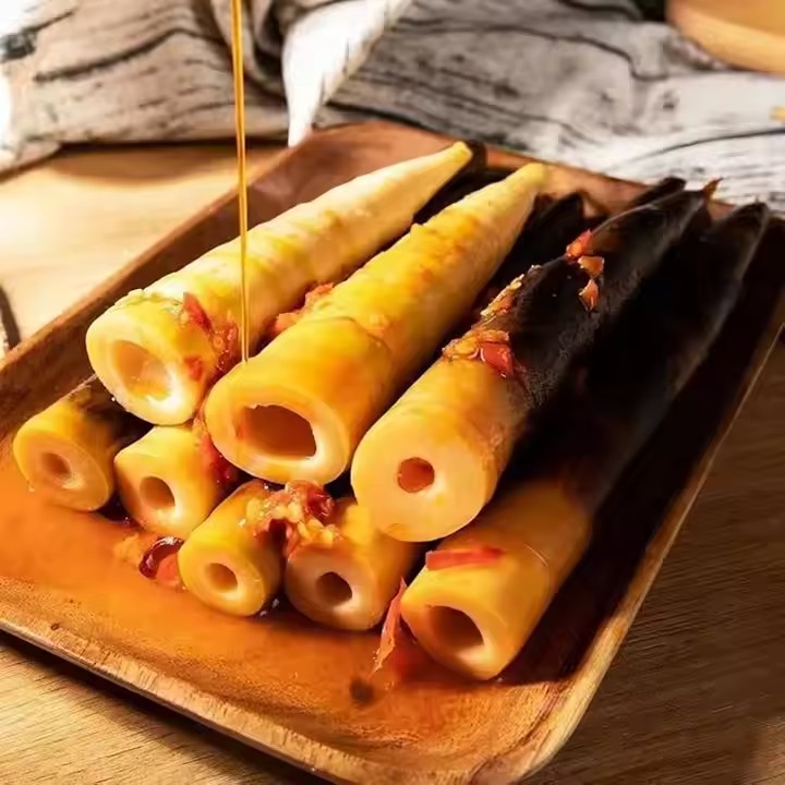 Fresh Hand Peeled Bamboo Shoots canned food